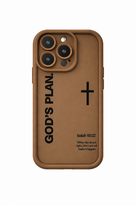GOD'S PLAN IPHONE CASE | BROWN