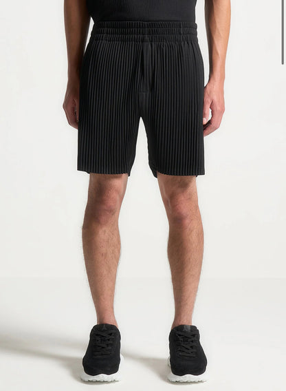 Pleated Shorts - Black