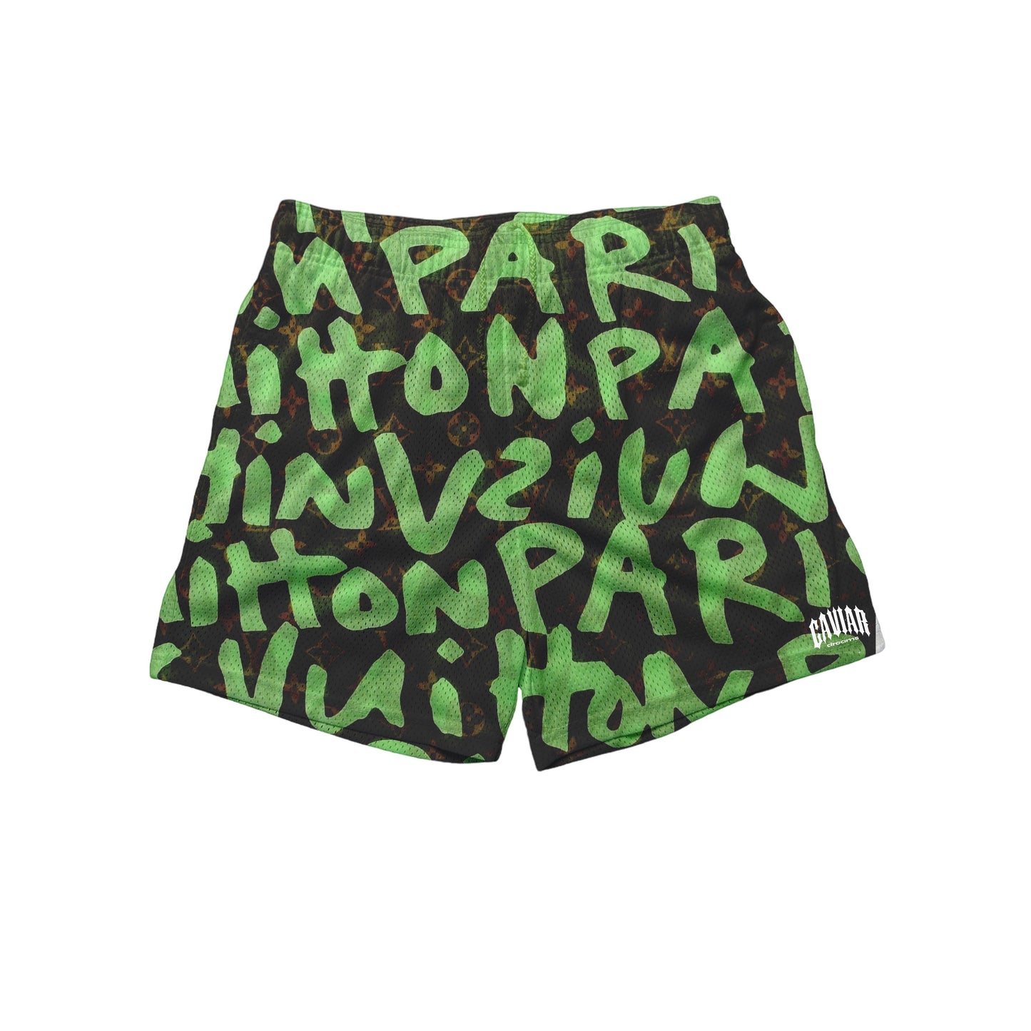 GREEN PARIS SHORTS