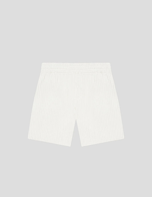 Pleated Shorts - Cream