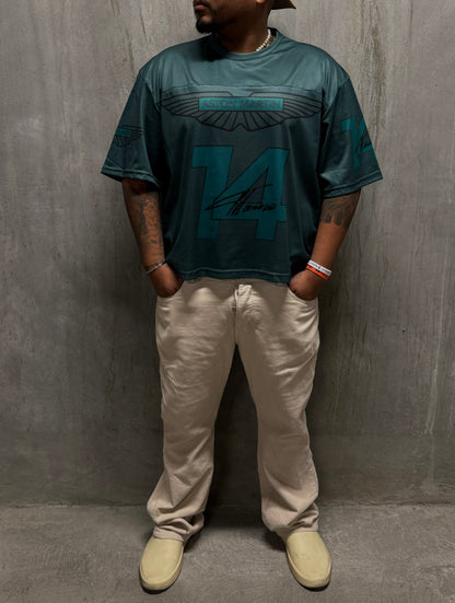 ASTON MESH SHIRT | RACING GREEN