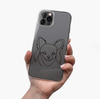 CUSTOM PET LINE IPHONE CASE