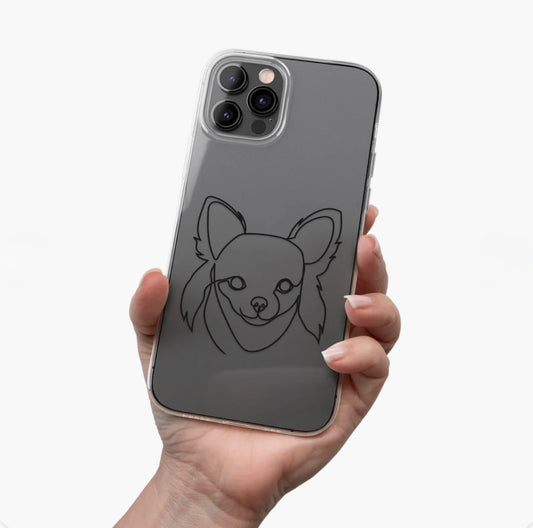 CUSTOM PET LINE IPHONE CASE