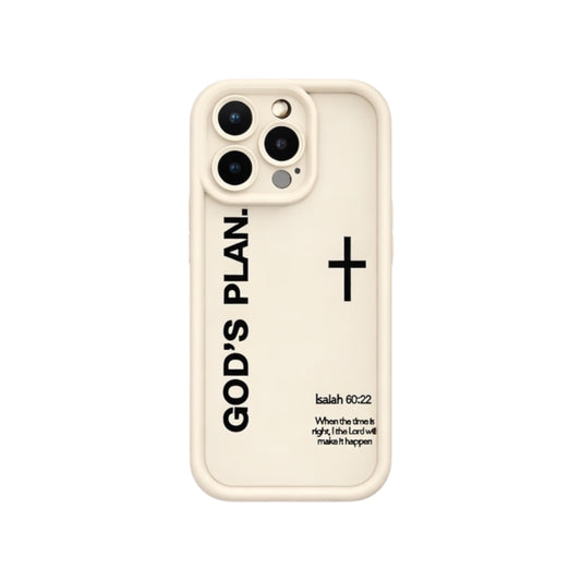 GOD'S PLAN IPHONE CASE | WHITE
