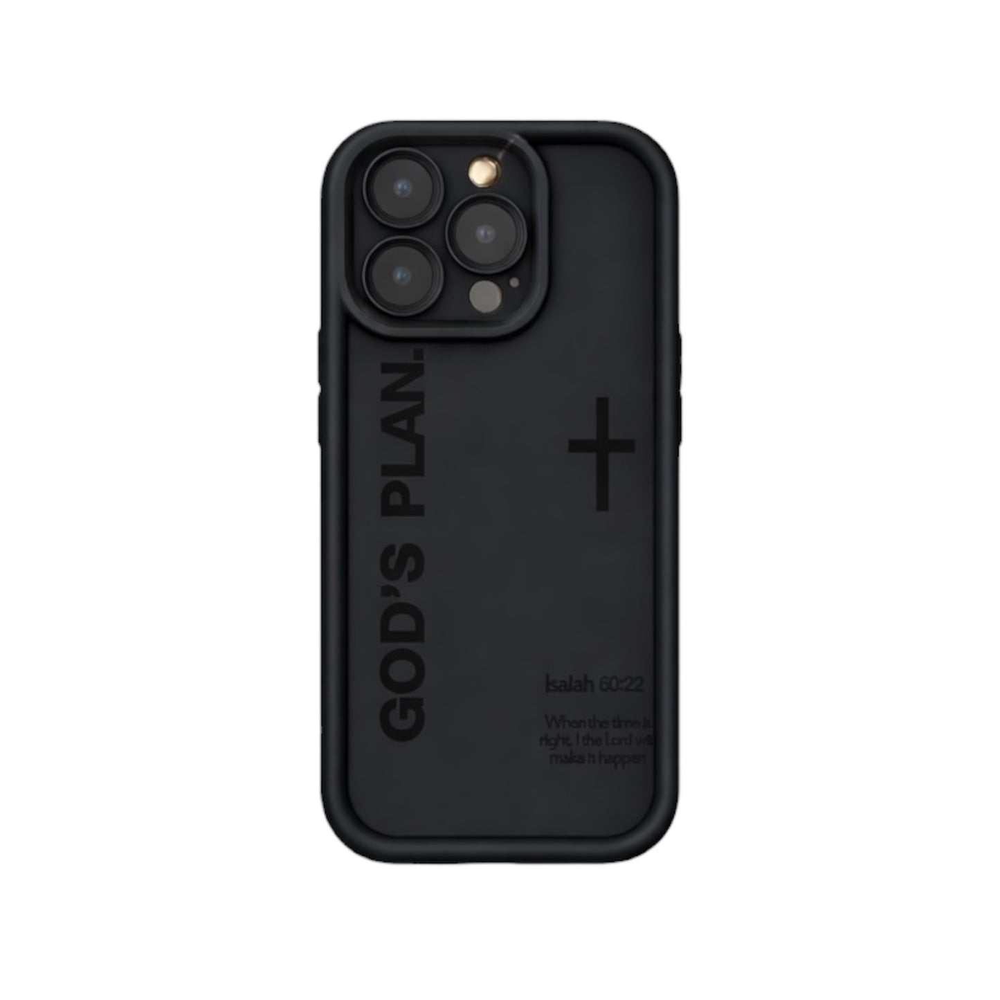 GOD'S PLAN IPHONE CASE | BLACK